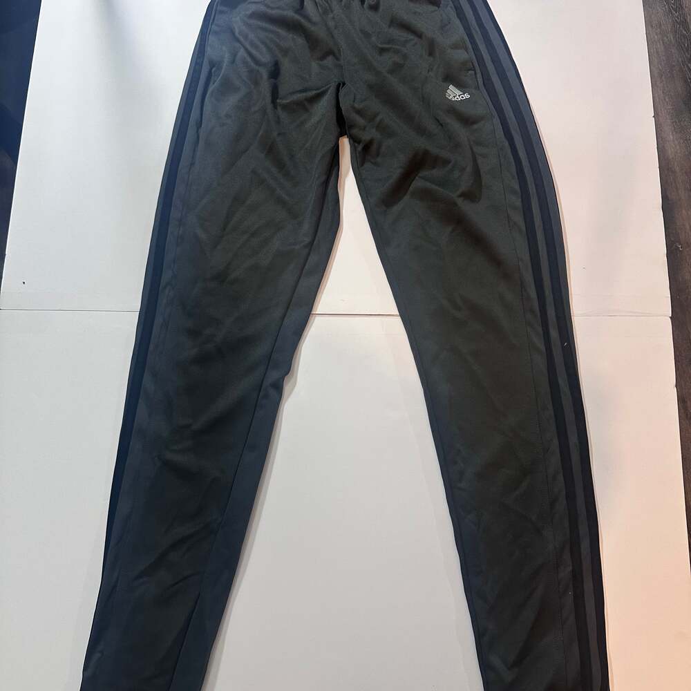 Adidas Primegreen 3 Stripes Track Sweatpants Gray Pockets size  xs